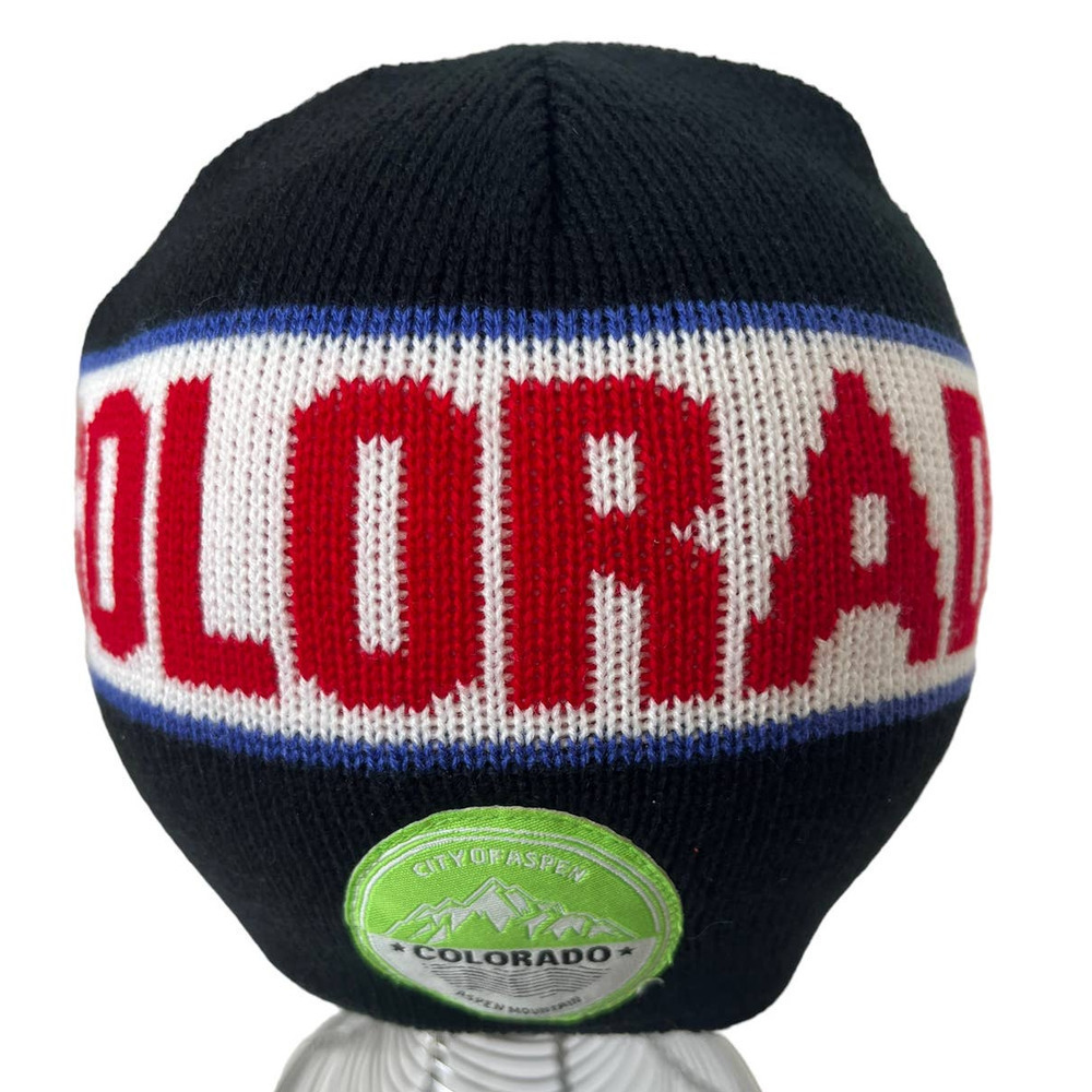 Colorado Aspen Mountain Ski Beanie Hat Cap